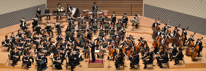 オーケストラフェスティバルでの熱演