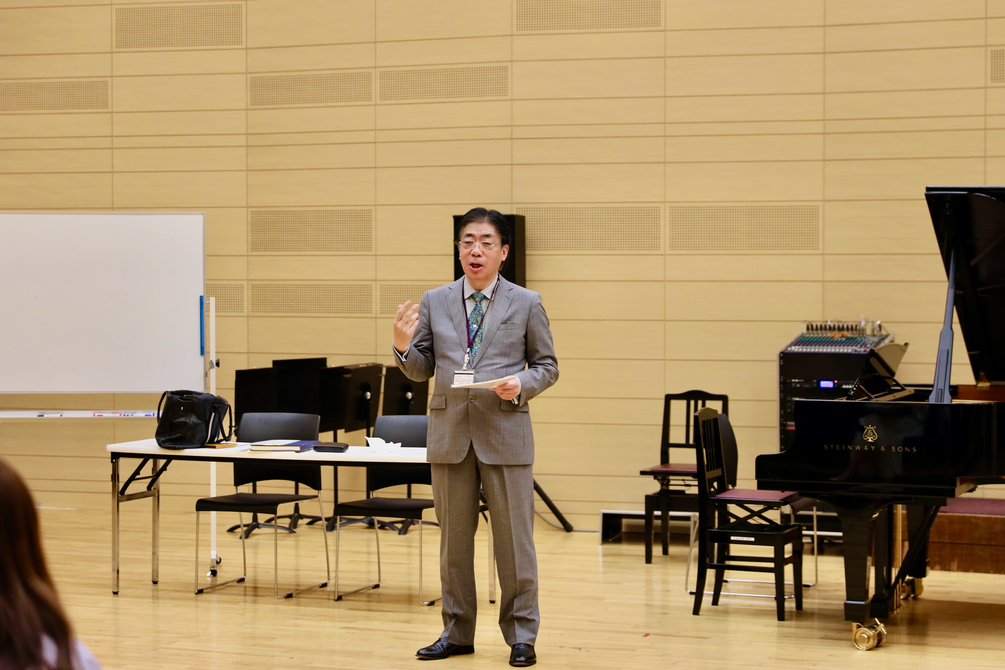 花岡千春先生による講義