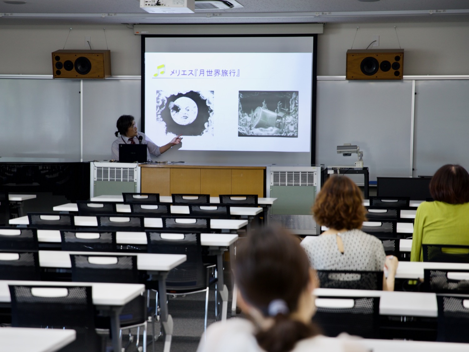 吉成先生が用意したパワーポイントで説明されている写真